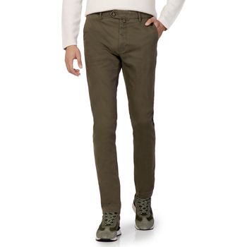 Borghese Pantalones Firenze - Pantalone Elegante Twill - Fit Slim para hombre