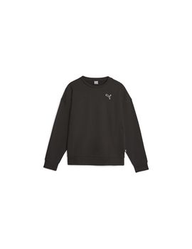 Sudadera puma better essentials negro mujer