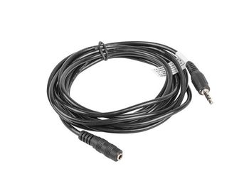 Cable Estereo Lanberg Jack 3.5 Mm Macho/Jack 3.5Mm Hembra 3M Negro