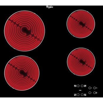 Whirlpool AKT 8090/NE Placa Vitrocerámica 4 Zonas Negra