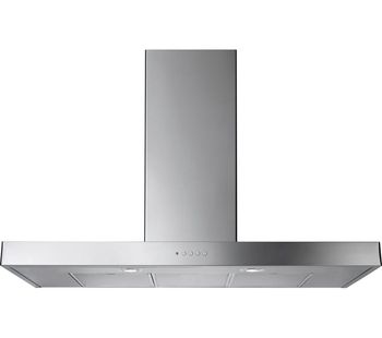 RANGEMASTER Flat 90 Chimney Cooker Hood - Stainless Steel, Stainless Steel