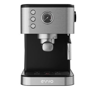 Evvo Intensa 10 Cafetera Espresso con Manómetro 20 Bares Acero Inoxidable