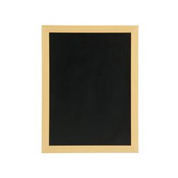 Securit Woody Chalkboard with Chalk Marker and Mounting Kit Teak