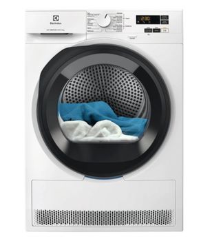 Secadora con Bomba Calor - ELECTROLUX EDI618Y5BO, Blanco, Carga 8 Kg, Eficiencia A++