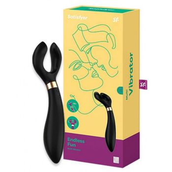 Vibrador Endless Fun Partner Multifunción 3 - Satisfyer: Negro