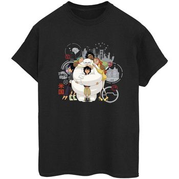 Disney Camiseta manga larga Big Hero 6 para mujer