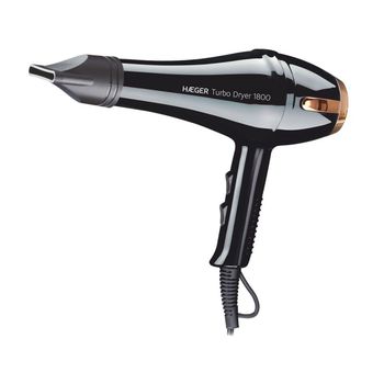 Haeger Turbo Dryer Secador de Pelo 1800W Negro/Dorado