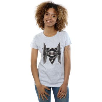 Disney Camiseta manga larga The Last Jedi TIE Fighter para mujer