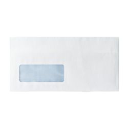 DL Window Envelope 80gsm Self Seal White (1000 Pack)