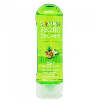 Control Gel Masaje Lubricante Exotic Escape 200 ml