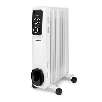 Radiador Aceite - Orbegozo Orbegozo RS2000, 9 elementos, 2.000 W, Blanco