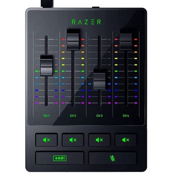 Razer Mixer Mezclador Audio 4 Canales Negro