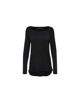 Sudadera only mila lacy long negro mujer