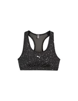 Sujetador deportivo de fitness puma 4keeps mujer negro