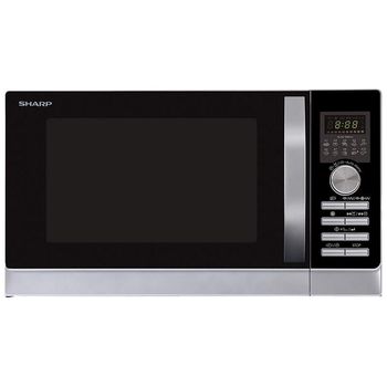 Sharp R843INW Microondas con Grill 3 en 1 25L 900W Plata