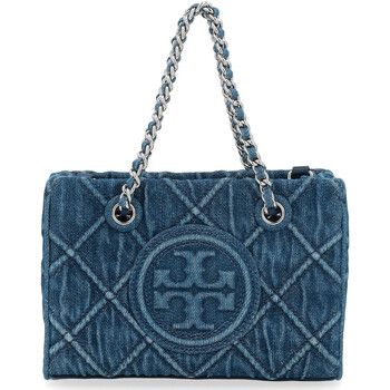 Tory Burch Bolso de mano Bolsa Mini Fleming Soft Chain Tote en denim azul para mujer