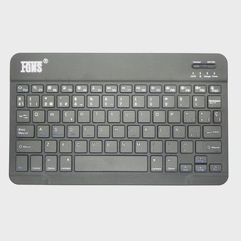 FGNS Teclado Español para iPad Tablet Bluetooth Teclado Inalámbrico Portátil para Ultra Delgado para