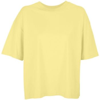 Sols Camiseta BOXY WOMENN - CAMISETA OVERSIZE DE MUJER color amarillo para mujer