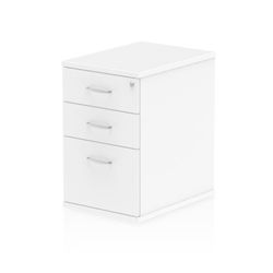 Impulse 600 Desk High Pedestal 3 Drawer White - I000189