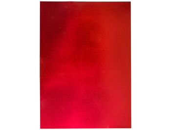 Liderpapel GE90 - Goma eva, espesor de 2 mm, 50 cm x 70 cm, metalizada, rojo