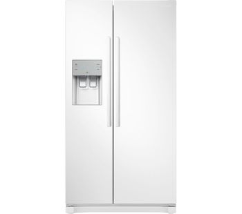 SAMSUNG American-Style Fridge Freezer White RS50N3513WW/EU, White