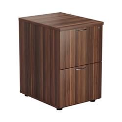 Mezzo 2 Drawer Filing Cabinet - Dark Walnut - TES2FCDW