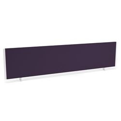 Impulse/Evolve Plus Bench Screen 1800 Bespoke Tansy Purple White Frame