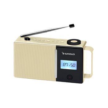 Radio Portátil- Sunstech RPDS500, Marron