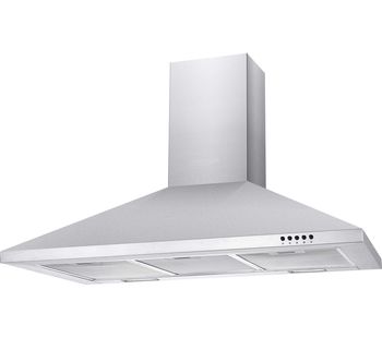 CCE90NX Chimney Cooker Hood - Stainless Steel, Stainless Steel