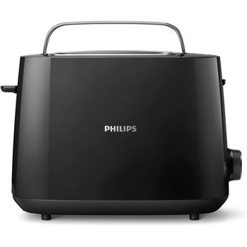 Philips Daily Collection HD2581/90 Tostadora 2 Rebanadas 830W Negra