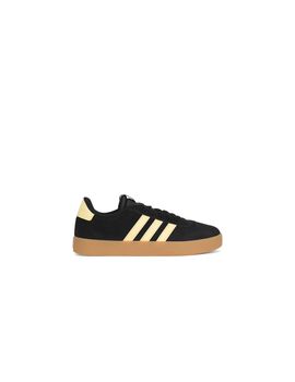 Zapatillas adidas vl court 3.0 mujer negro básico / casi amarillo