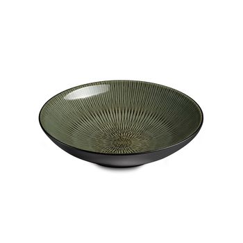 Plato de ensalada & pasta 19 cm (juego de 6) gres verde