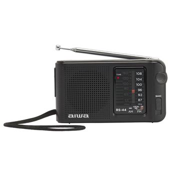 Aiwa RS-44 Radio Portátil Analógica Negra