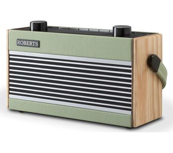 ROBERTS Rambler Portable DABﱓ Retro Bluetooth Radio - Green, Green