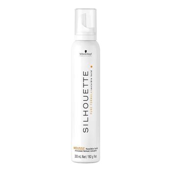 SILHOUETTE Flexible Hold Espuma - 200 ml - Schwarzkopf - Espuma de volumen elástico y fijación duradera.