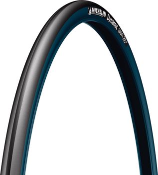 Michelin Dynamic Sport Road Bike Tyre, Black/Blue