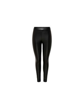 Pantalones only jdystine pu black mujer