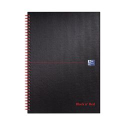 Black n Red Book Wirebound Ruled and Perforated 90gsm - 100080173