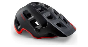 Casco terranova met negro rojo mat brillante