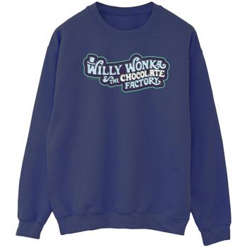 Willy Wonka Jersey Chocolate Factory Logo para hombre