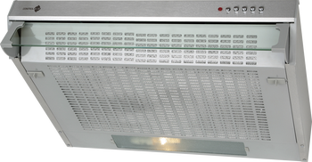 Campana convencional control air sh 600 x 60 cm 310 m³/h plata