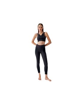 Mallas de yoga born living yoga reka negro mujer