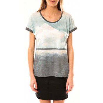 Vero Moda Blusa Cloud SS Top 10096122 Gris para mujer