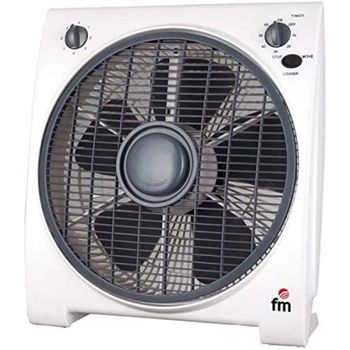 Fm Calefacción BF-4 Ventilador Box Fan 45W Negro/Blanco