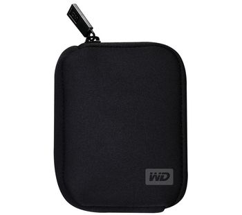 WD My Passport Portable Hard Drive Carry Case - Black, Black