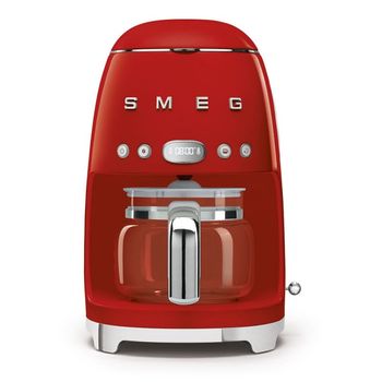 Smeg DCF02RDEU Cafetera de Goteo 1.4L 1050W Roja