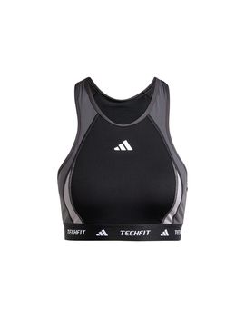 Sujetador deportivo adidas techfit medium support high neck mujer