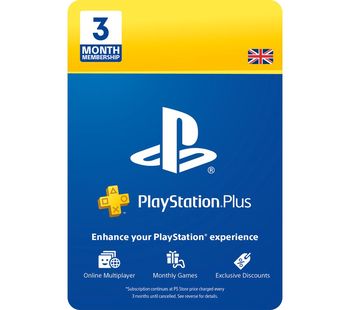 PlayStation Plus 3 Month Subscription