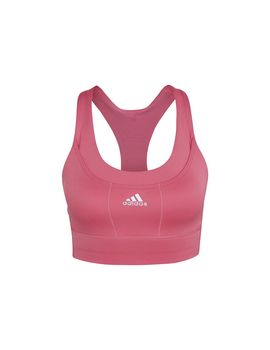 Sujetador deportivo de running adidas medium suport pocket rosa m