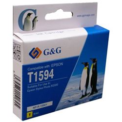 G+G Compatible Epson T1594 Yellow C13T159440 Inkjet